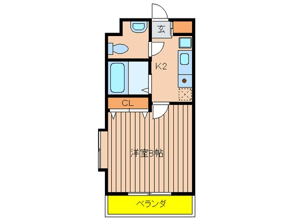 プレアール県庁前の物件間取画像